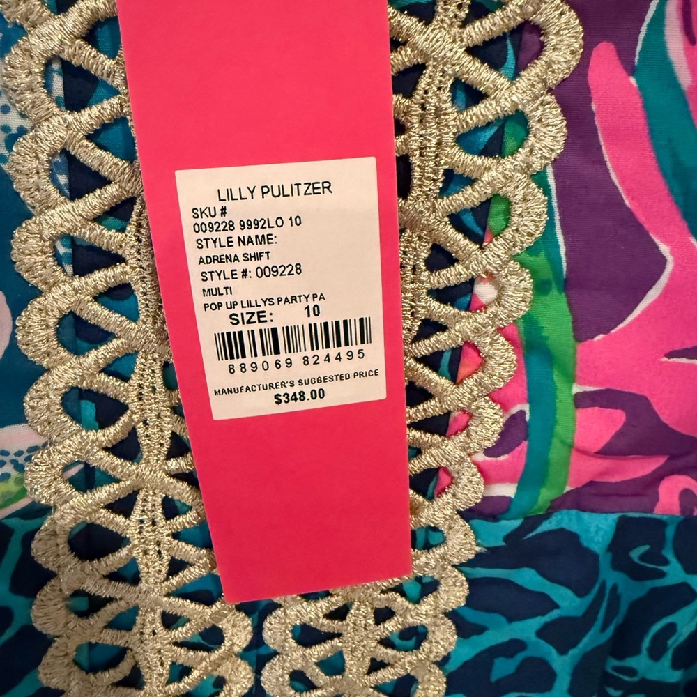 Lilly Pulitzer Adrena shift pop up Lilly’s party PA dress - Picture 6 of 7
